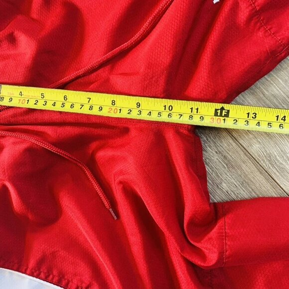 Vintage Kewl Youth (10-12) Trackpants Red Activewear Old school Wind Sport Pants - Picture 6 of 12